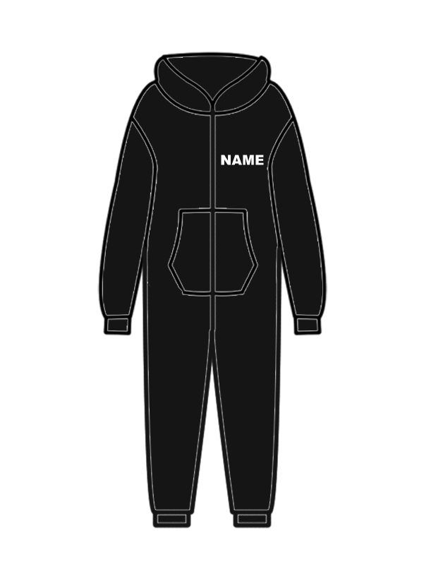 AFFINITY DANCE SCHOOL - ONESIE BLACK (S) (IN-STOCK)
