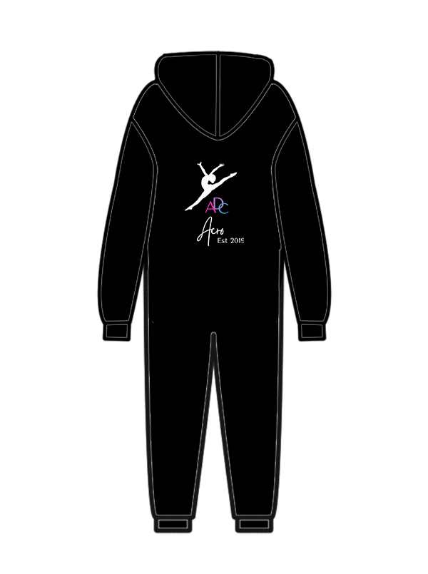 ADC ACRO - ONESIE BLACK (S) (IN-STOCK)