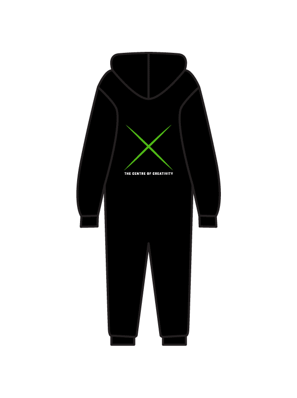 AXIS PERFORMING ARTS - ONESIE BLACK (S) (IN-STOCK)