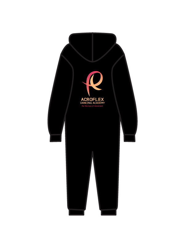 ACROFLEX RECREATIONAL - ONESIE BLACK (S) (IN-STOCK)