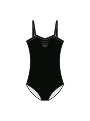 ACRO WITH MILLIE - PAISLEY LEOTARD BLACK (IN-STOCK)