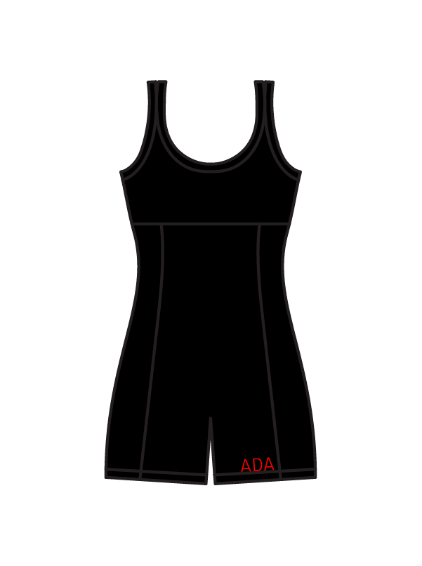 ARABESQUE DANCE ACADEMY - SEREN UNITARD - BLACK (IN-STOCK)