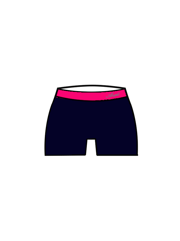 ASPIRE SCHOOL OF DANCE - WAISTBAND SHORTS (BESPOKE)