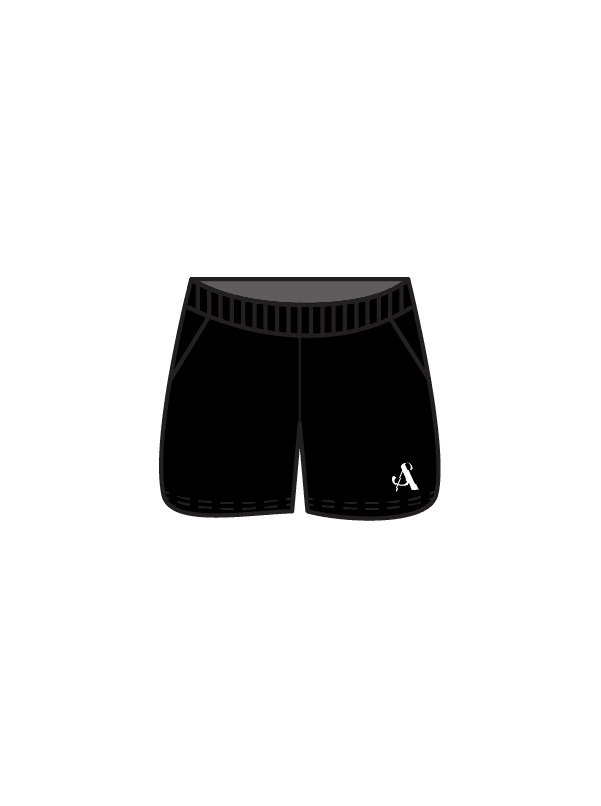 AUDREY SPENCER DANCE - SWEAT SHORTS BLACK (IN-STOCK)