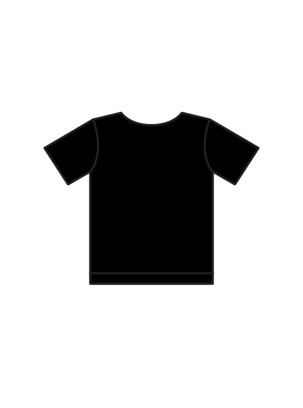 ACROFLEX RECREATIONAL - SPORTS T-SHIRT BLACK (J) (IN-STOCK)