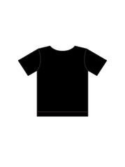 ACROFLEX RECREATIONAL - SPORTS T-SHIRT BLACK (J) (IN-STOCK)