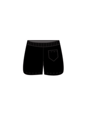AJ STUDIOS - SWEAT SHORTS BLACK (IN-STOCK)
