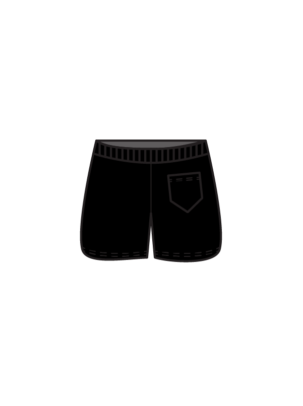 ARTS NORTH STUDIOS - SWEAT SHORTS BLACK (IN-STOCK)