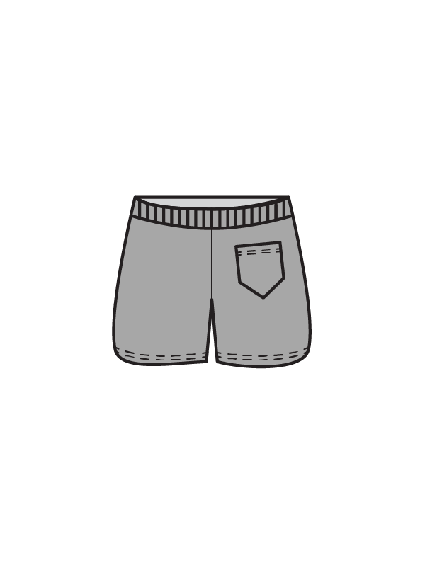 ART OF DANCE TRAINING - SWEAT SHORTS GREY (IN-STOCK)