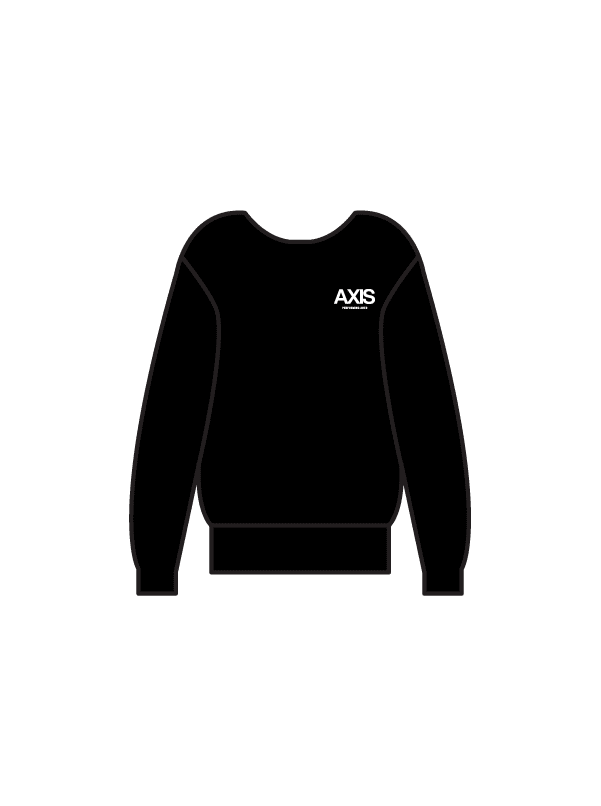 AXIS PERFORMING ARTS - BLACK SWEATSHIRT (J) (IN-STOCK)