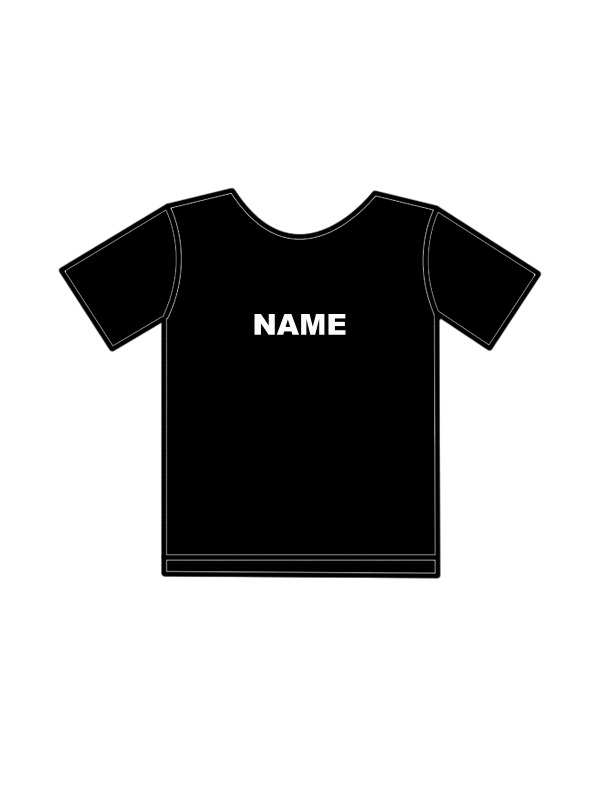 AGNES M DANCE - T-SHIRT BLACK (S) (IN-STOCK)
