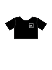 ARTS NORTH STUDIOS - CROPPED T-SHIRT BLACK (B) (IN-STOCK)