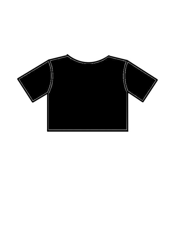 ARTS NORTH STUDIOS - CROPPED T-SHIRT BLACK (B) (IN-STOCK)