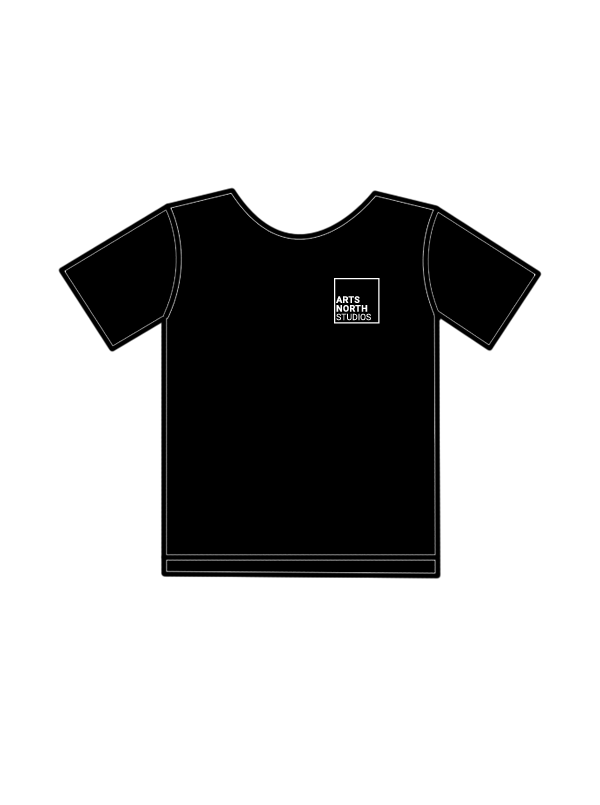 ARTS NORTH STUDIOS T-SHIRT BLACK (S) (IN-STOCK)