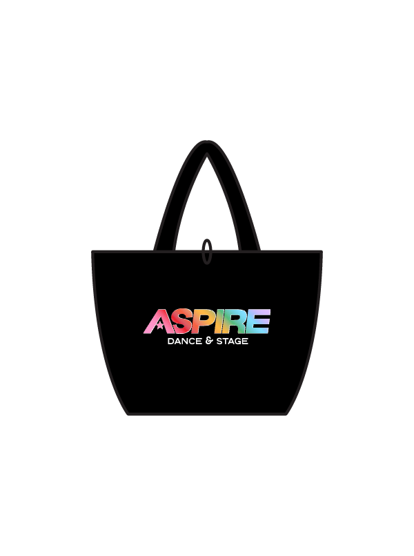 ASPIRE DANCE & STAGE - TOTE BAG BLACK (IN-STOCK)