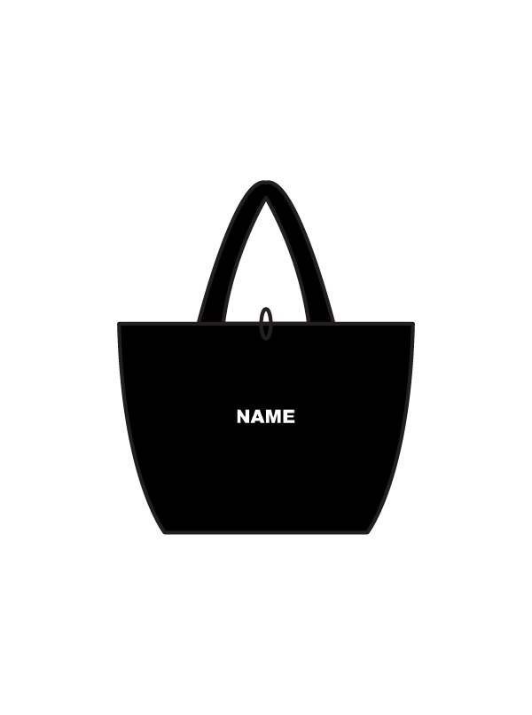 ANN HOLLAND SCHOOL OF THEATRE DANCE - TOTE BAG BLACK (IN-STOCK) PINK LOGO