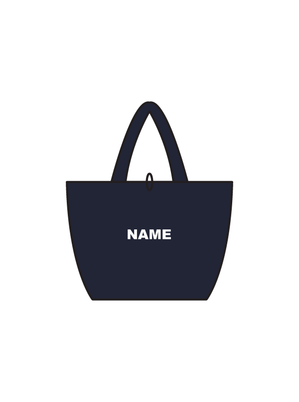 AURORA DANCE ACADEMY - TOTE BAG NAVY (W) (IN-STOCK)