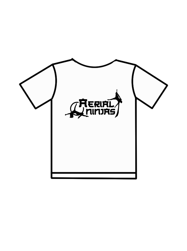 AERIAL NINJAS - T-SHIRT WHITE (G) (IN-STOCK)