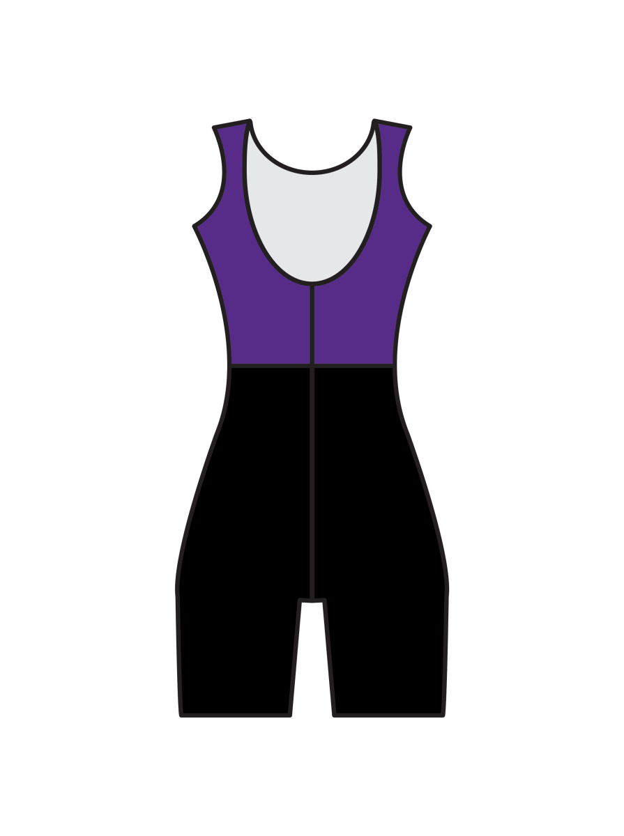 ANGELA WATSON SCHOOL OF DANCE - TOP PANEL UNITARD (BESPOKE)