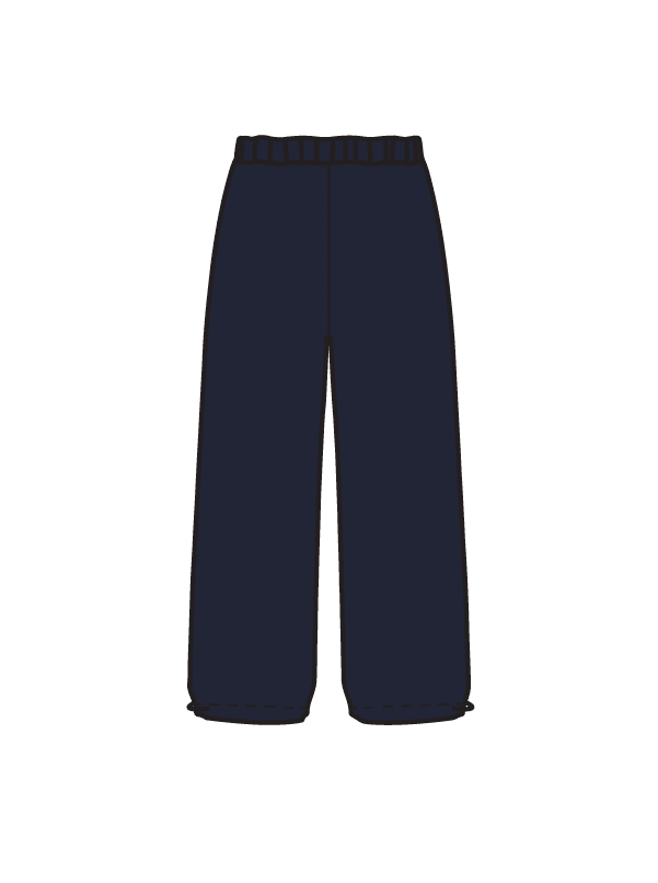 BELIEVE SCHOOL OF DANCE - WIDE LEG JOGGERS NAVY (IN-STOCK)