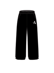 AUDREY SPENCER DANCE - WIDE LEG JOGGERS BLACK (IN-STOCK)