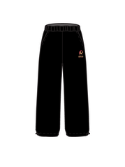 ACROFLEX RECREATIONAL - WIDE LEG JOGGERS BLACK (IN-STOCK)