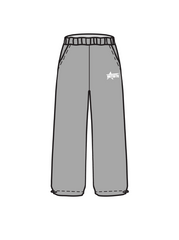 ART OF DANCE TRAINING - WIDE LEG JOGGERS GREY (IN-STOCK)