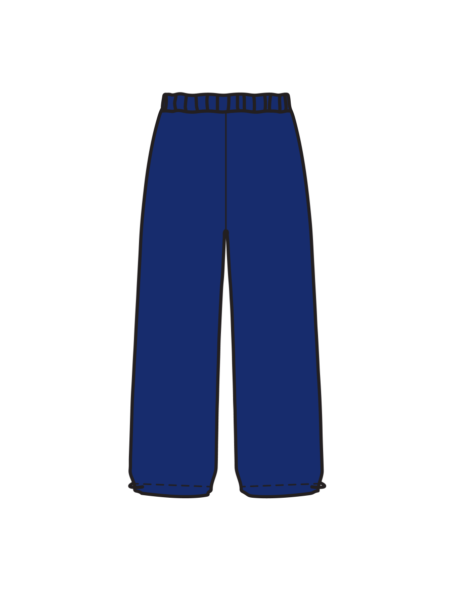 BLACKHEATH SCHOOL OF DANCE - WIDE LEG JOGGERS NAVY (IN-STOCK)