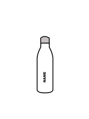 A2 MASTERS - WATER BOTTLE WHITE (IN-STOCK)