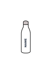 ATTITUDE DANCE STUDIO - WATER BOTTLE WHITE (IN-STOCK)