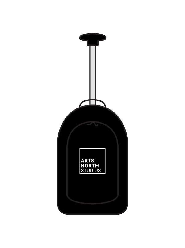 ARTS NORTH STUDIOS - WHEELIE BAG (B) (IN-STOCK)