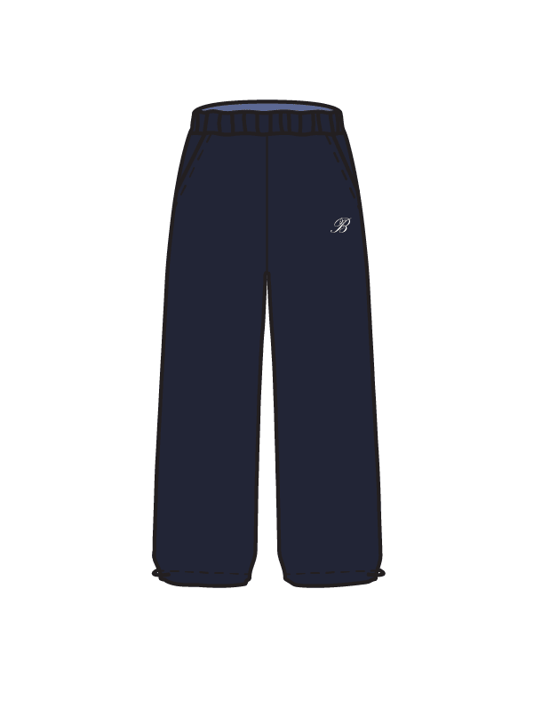 BELIEVE SCHOOL OF DANCE - WIDE LEG JOGGERS NAVY (IN-STOCK)