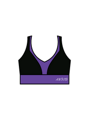 ANGELA WATSON - WINNIE CROP - BLACK/PURPLE (IN-STOCK)