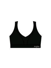 ASPIRE DANCE AND THEATRE ACADEMY - WINNIE CROP BLACK (IN-STOCK)