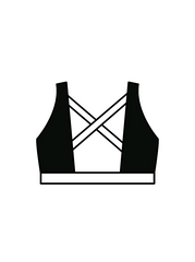 AXIS PERFORMING ARTS - WINNIE CROP BLACK/WHITE (IN-STOCK)