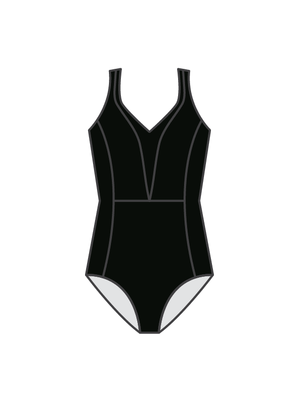 BLOOM BUDS BY JOSIE LEE - WINNIE LEOTARD BLACK (IN-STOCK)