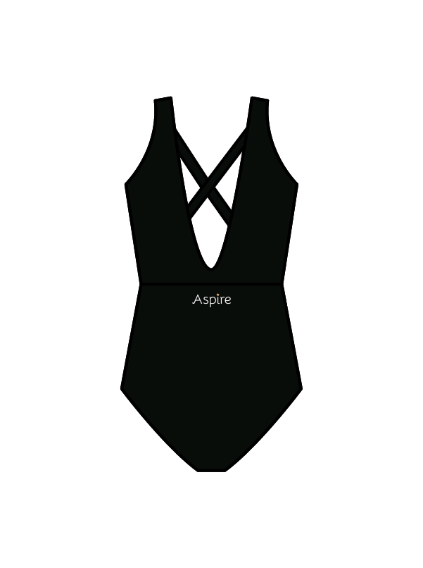 ASPIRE DANCE AND THEATRE ACADEMY - WINNIE LEOTARD BLACK (IN-STOCK)