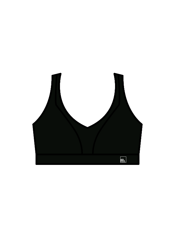 ARTS NORTH STUDIOS - WINNIE CROP BLACK (IN-STOCK)