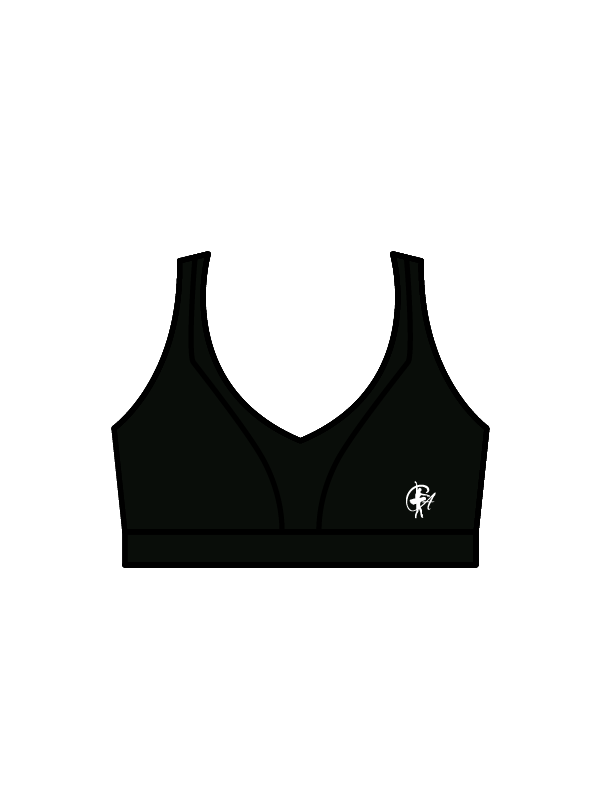 ATTITUDE DANCE STUDIO - WINNIE CROP BLACK (IN-STOCK)