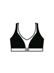 AXIS PERFORMING ARTS - WINNIE CROP BLACK/WHITE (IN-STOCK)