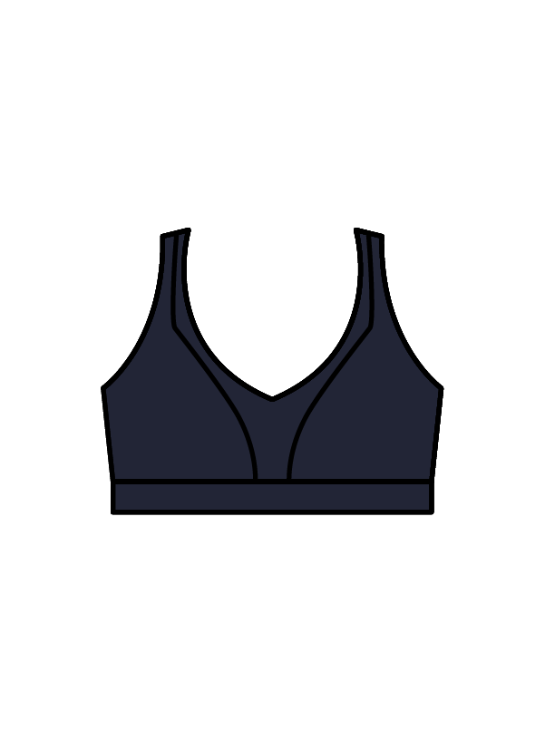 ART OF DANCE TRAINING - WINNIE CROP NAVY (IN-STOCK)