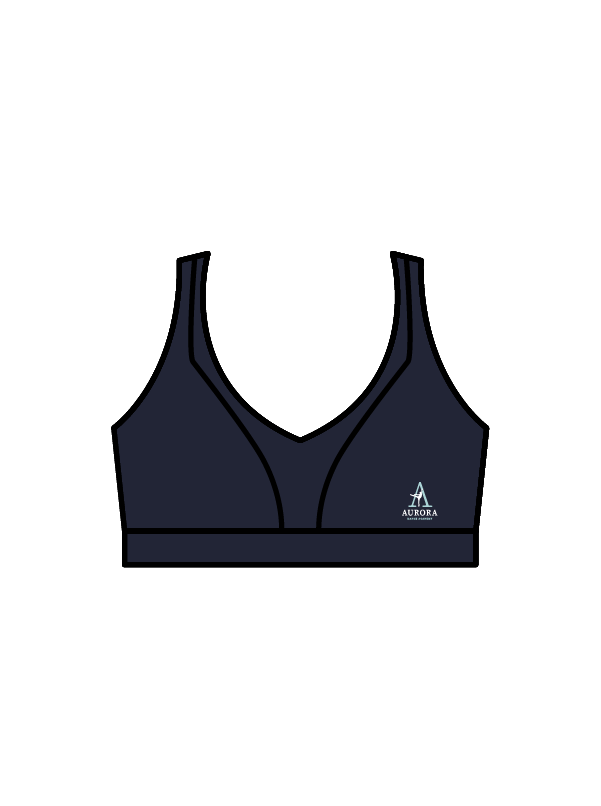 AURORA DANCE ACADEMY - WINNIE CROP NAVY (IN-STOCK)