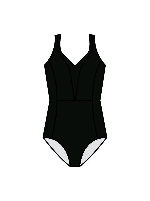 ATTITUDE DANCE STUDIO - WINNIE LEOTARD BLACK (IN-STOCK)