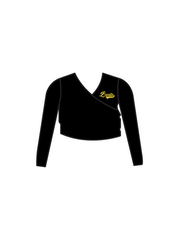 BEATS DANCE - WRAP CARDIGAN BLACK (BESPOKE)