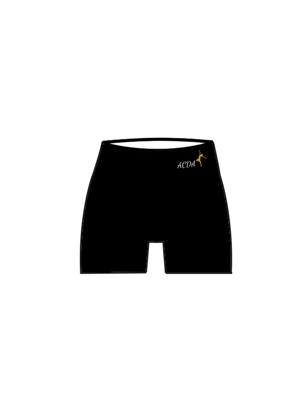 ALISON CRONIN - YOGA SHORTS BLACK (IN-STOCK)