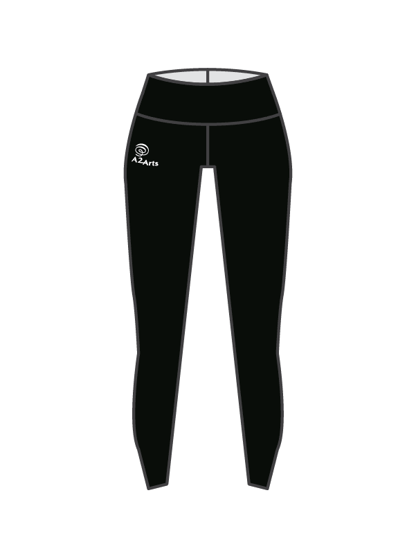 A2 ARTS - YOGA LEGGINGS BLACK (IN-STOCK)