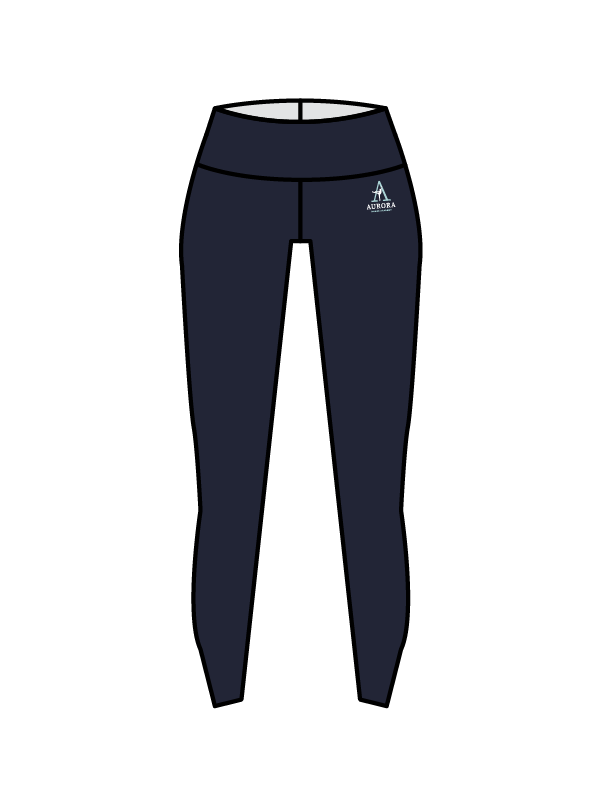 AURORA DANCE ACADEMY - YOGA LEGGINGS NAVY (IN-STOCK)