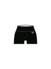 BLOOM BUDS BY JOSIE LEE - YOGA SHORTS BLACK (IN-STOCK)