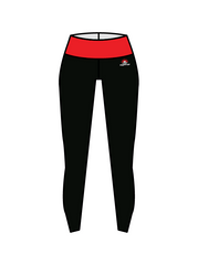 ACADEMY OF EXPRESSIVE ARTS - YOGA LEGGINGS BLACK/RED (IN-STOCK)