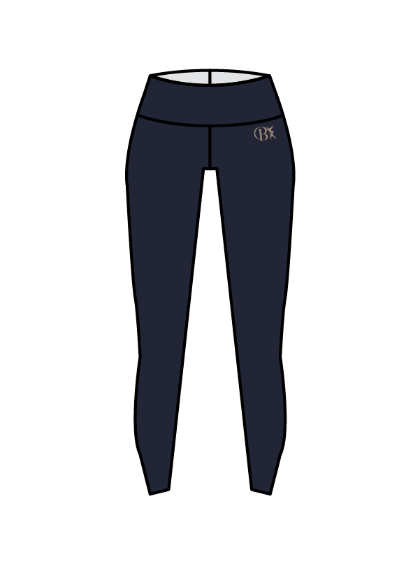 BLACKHEATH SCHOOL OF DANCE - YOGA LEGGINGS NAVY (IN-STOCK)